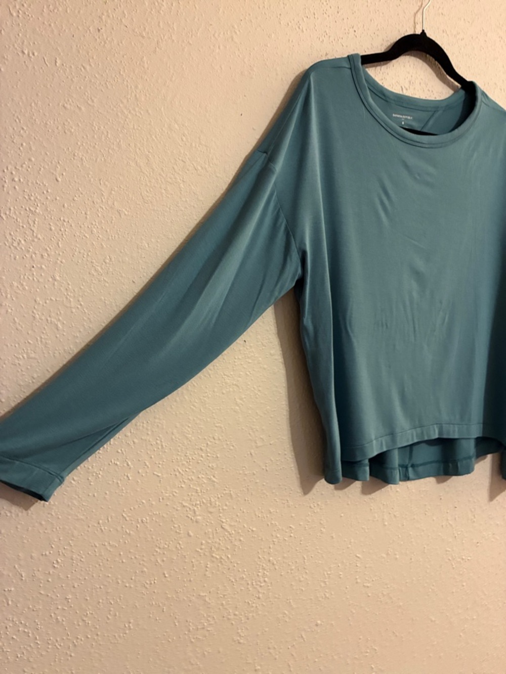 Banana Republic Teal Long-Sleeve Women's Top - Picture 3 of 5